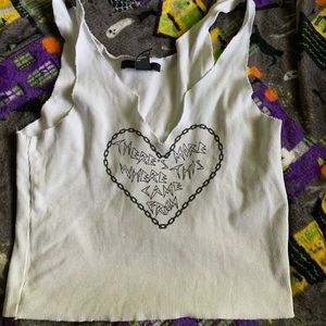 Cropped sleeveless top forever 21